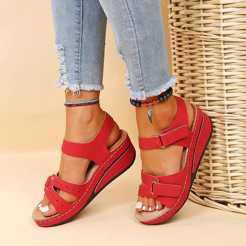 Comfort Flex Ankle Strap Sandals